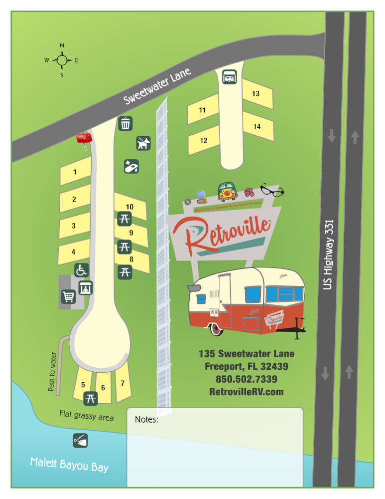 Campground map